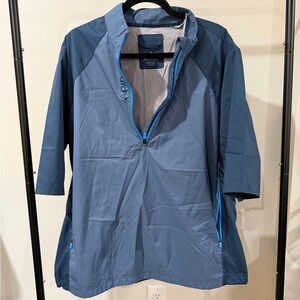 adidas Navy and Sky Blue Windbreaker